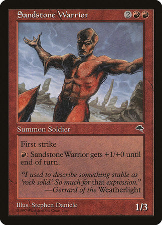 Sandstone Warrior [Tempest] | North Game Den