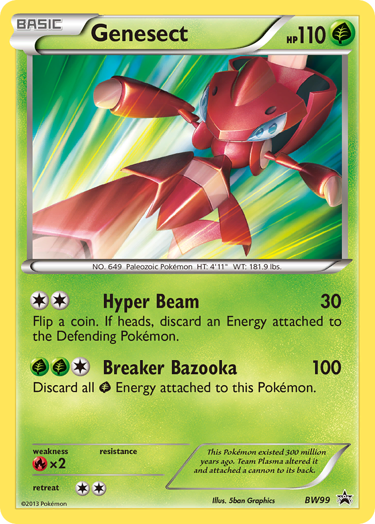 Genesect (BW99) [Black & White: Black Star Promos] | North Game Den