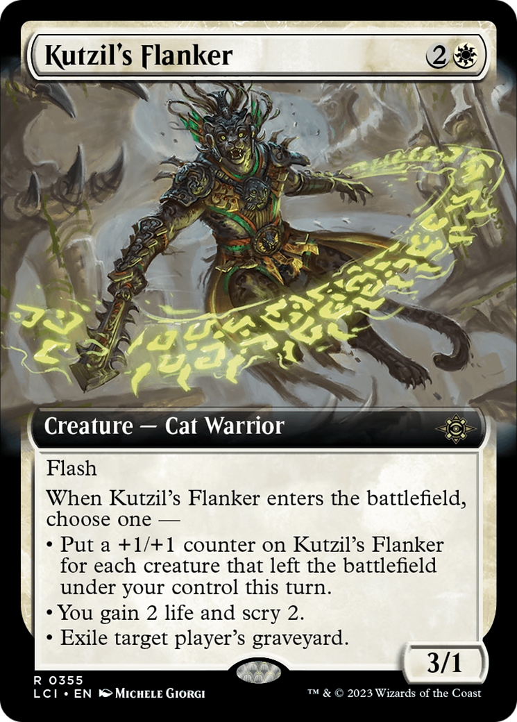 Kutzil's Flanker (Extended Art) [The Lost Caverns of Ixalan] | North Game Den