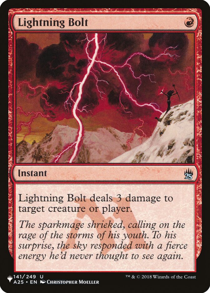 Lightning Bolt (141/249) [The List] | North Game Den