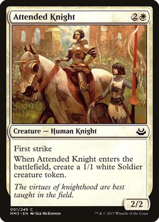 Attended Knight [Modern Masters 2017] | North Game Den