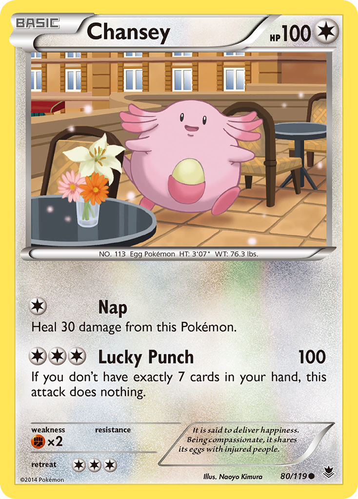 Chansey (80/119) [XY: Phantom Forces] | North Game Den