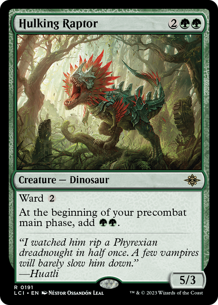 Hulking Raptor [The Lost Caverns of Ixalan] | North Game Den