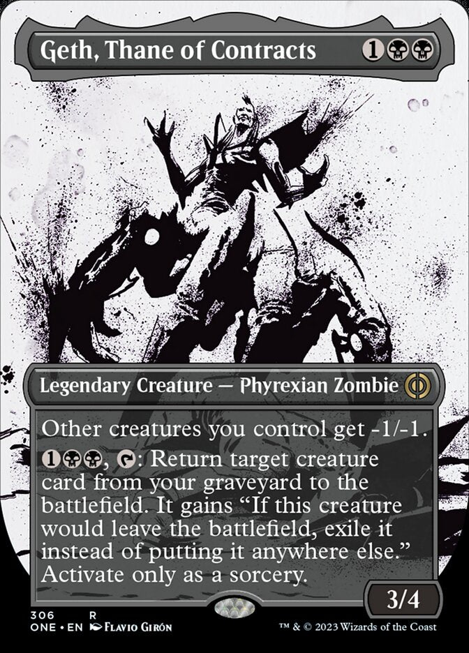 Geth, Thane of Contracts (Borderless Ichor) [Phyrexia: All Will Be One] | North Game Den