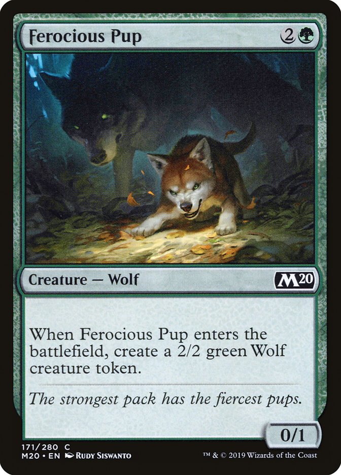 Ferocious Pup [Core Set 2020] | North Game Den