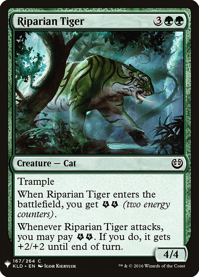 Riparian Tiger [Mystery Booster] | North Game Den