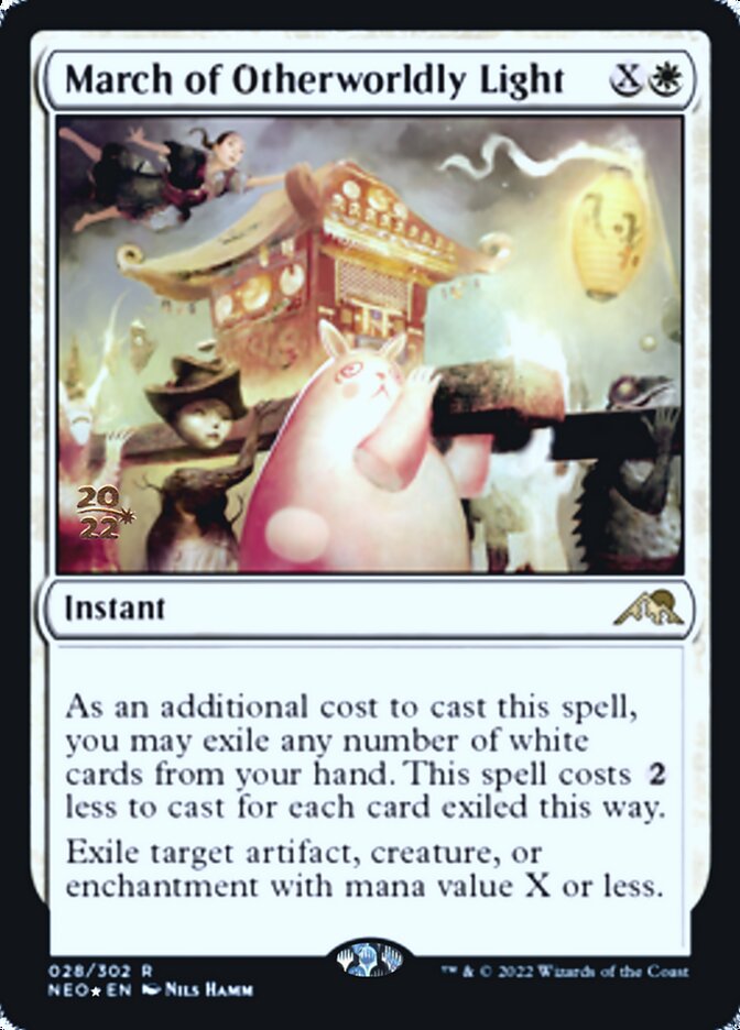 March of Otherworldly Light [Kamigawa: Neon Dynasty Prerelease Promos] | North Game Den