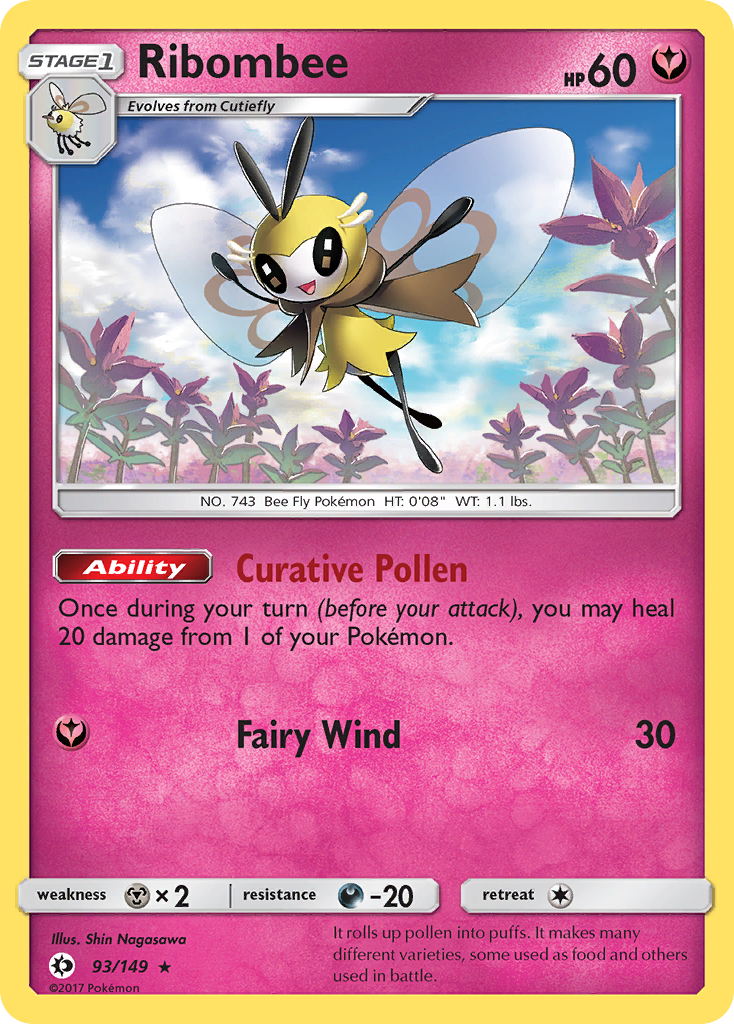 Ribombee (93/149) [Sun & Moon: Base Set] | North Game Den