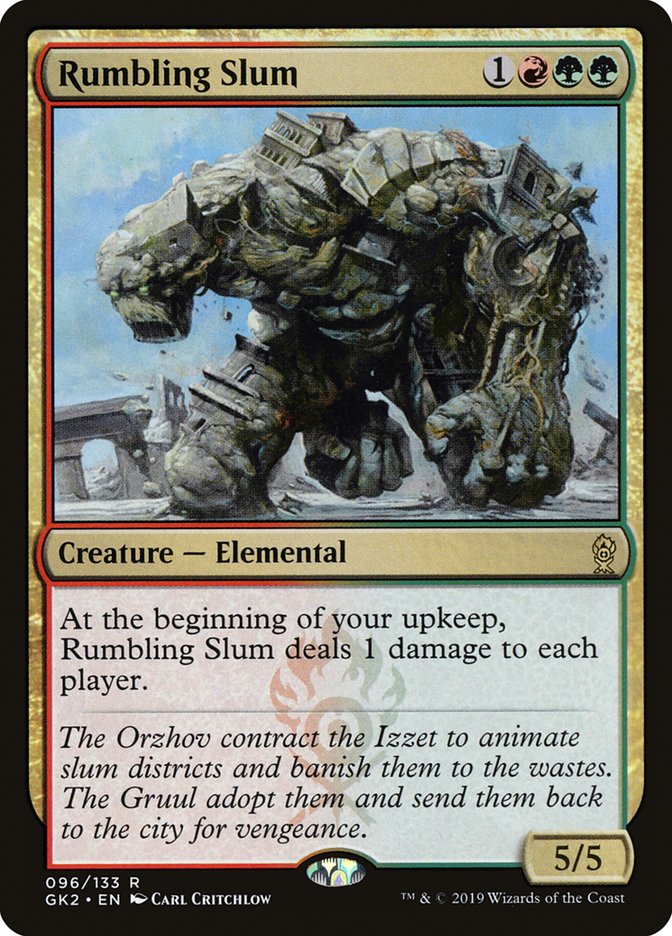 Rumbling Slum [Ravnica Allegiance Guild Kit] | North Game Den