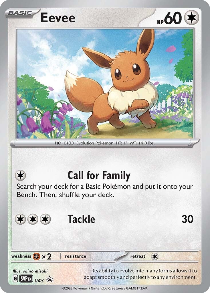 Eevee (043) [Scarlet & Violet: Black Star Promos] | North Game Den