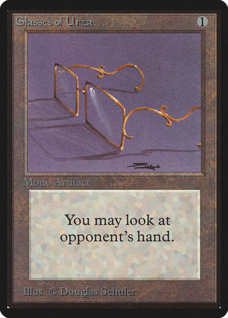 Glasses of Urza [Limited Edition Beta] | North Game Den
