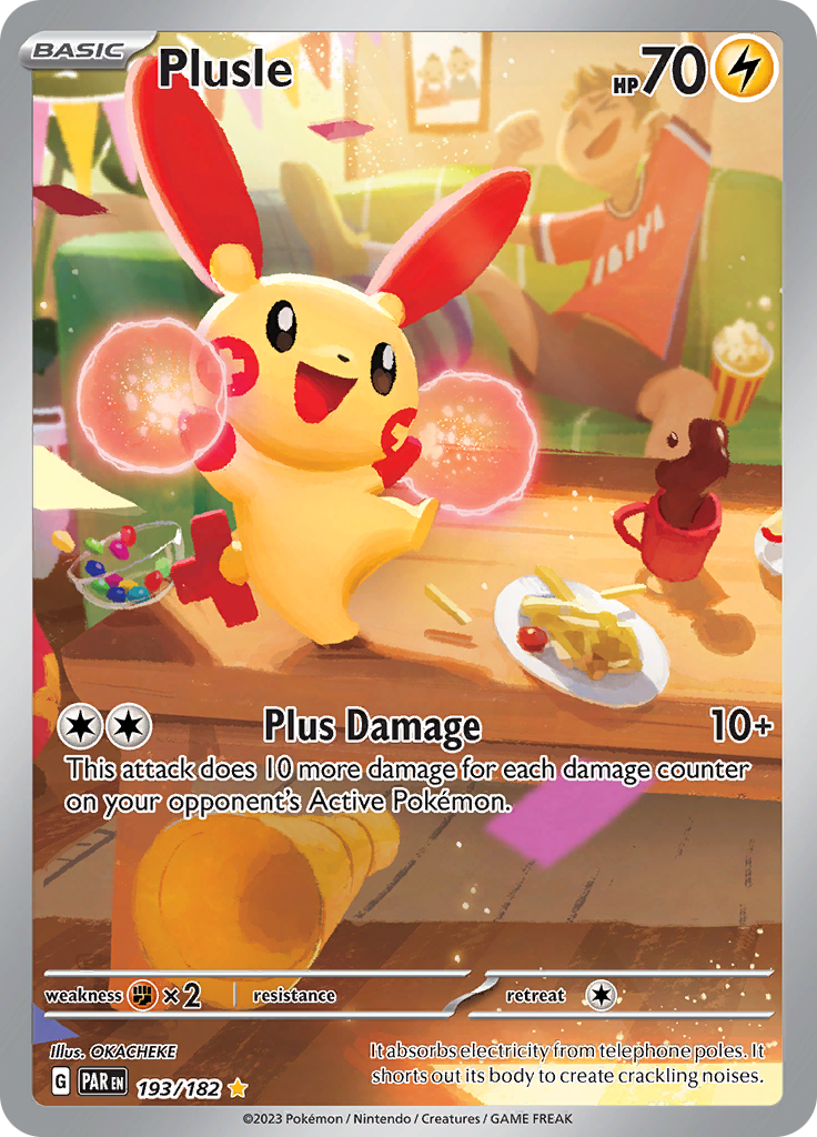 Plusle (193/182) [Scarlet & Violet: Paradox Rift] | North Game Den