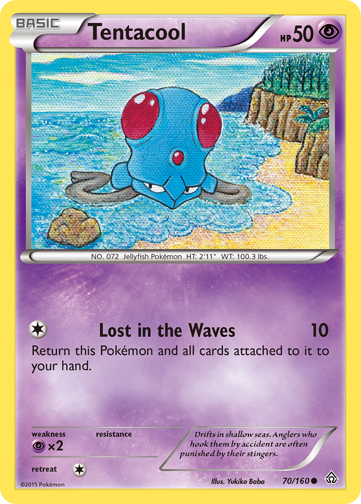 Tentacool (70/160) [XY: Primal Clash] | North Game Den