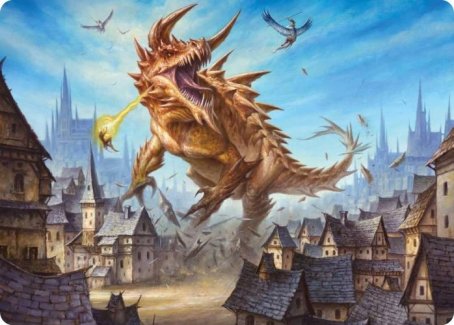 Tarrasque Art Card [Dungeons & Dragons: Adventures in the Forgotten Realms Art Series] | North Game Den