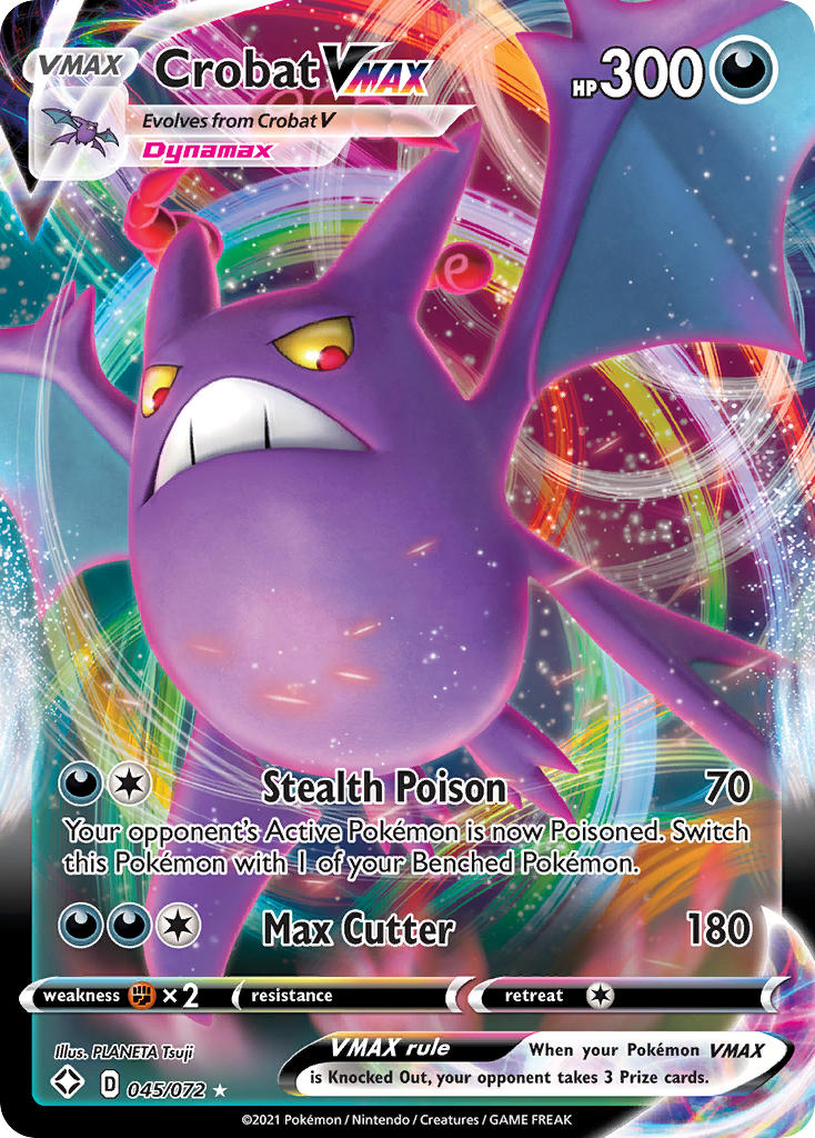 Crobat VMAX (045/072) [Sword & Shield: Shining Fates] | North Game Den