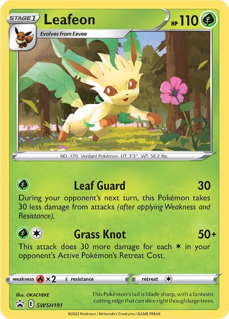 Leafeon (SWSH191) [Sword & Shield: Black Star Promos] | North Game Den