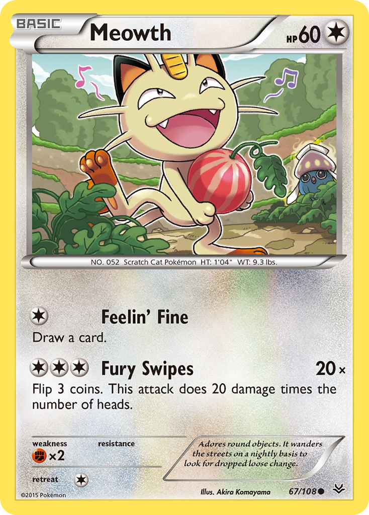 Meowth (67/108) [XY: Roaring Skies] | North Game Den