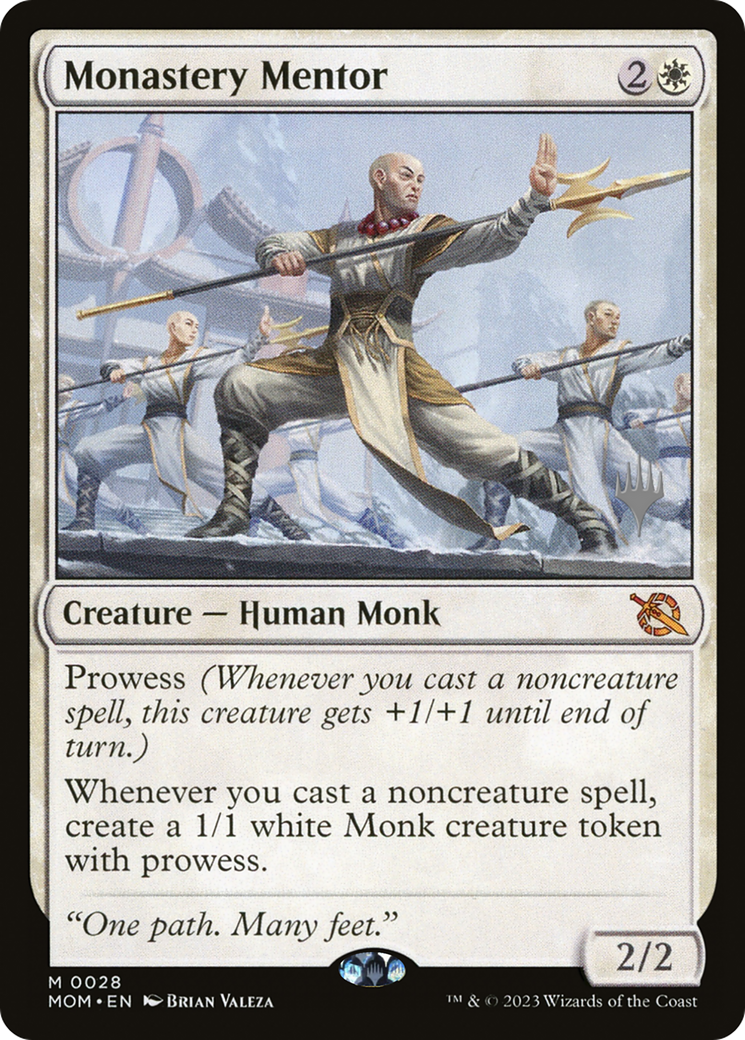Monastery Mentor (Promo Pack) [March of the Machine Promos] | North Game Den