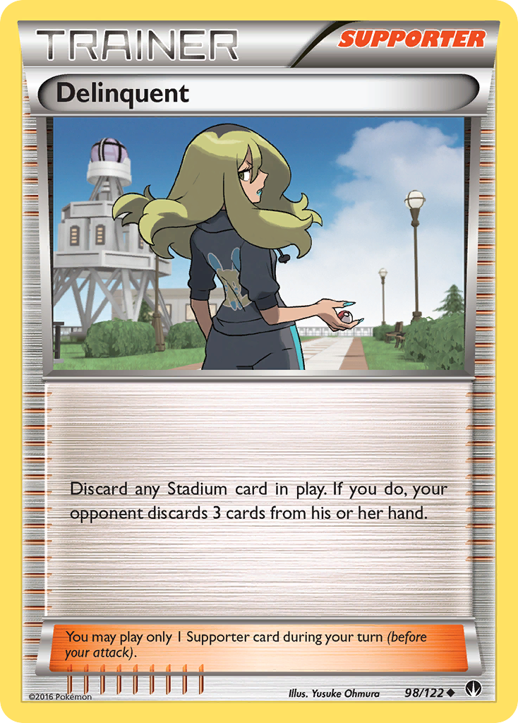 Delinquent (98/122) [XY: BREAKpoint] | North Game Den