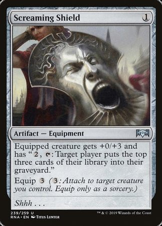 Screaming Shield [Ravnica Allegiance] | North Game Den