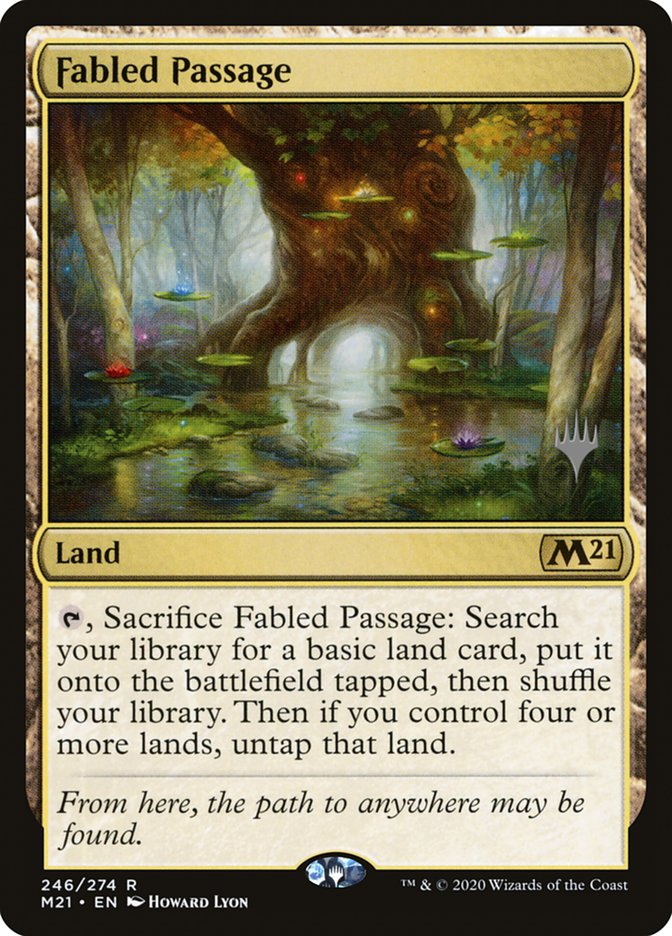 Fabled Passage (Promo Pack) [Core Set 2021 Promos] | North Game Den