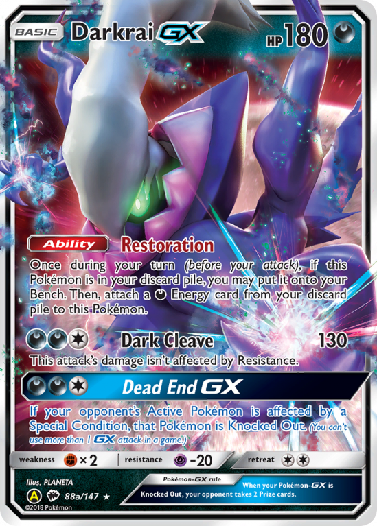 Darkrai GX (88a/147) [Alternate Art Promos] | North Game Den