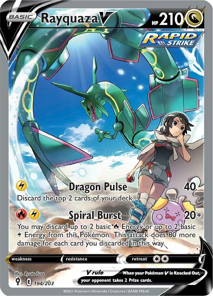 Rayquaza V (194/203) [Sword & Shield: Evolving Skies] | North Game Den