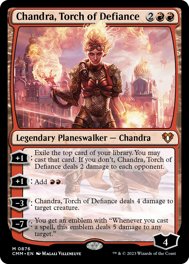 Chandra, Torch of Defiance [Commander Masters] | North Game Den