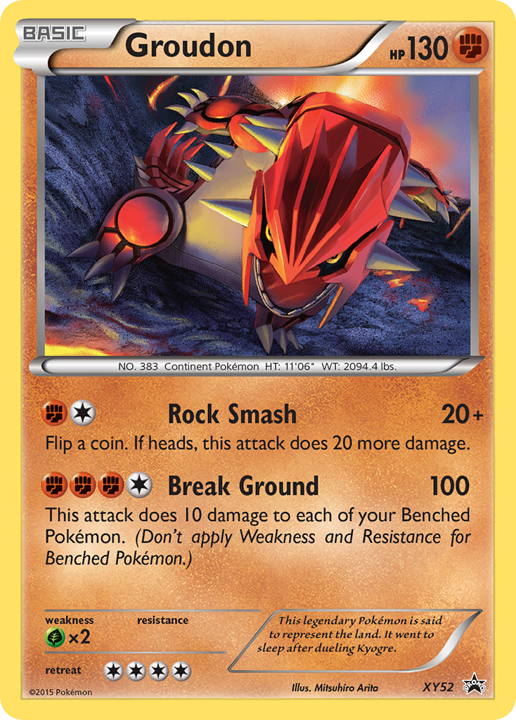 Groudon (XY52) [XY: Black Star Promos] | North Game Den