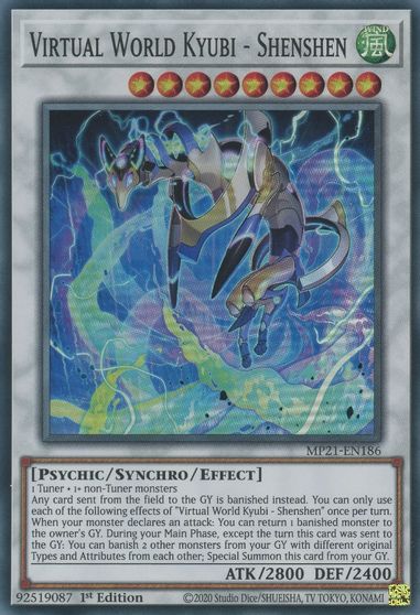 Virtual World Kyubi - Shenshen [MP21-EN186] Super Rare | North Game Den