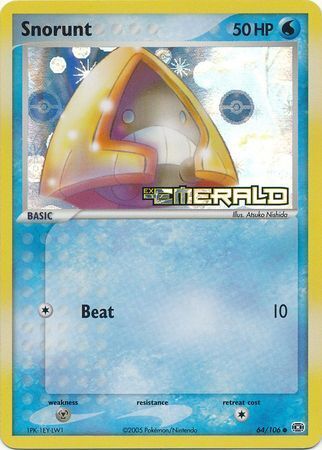 Snorunt (64/106) (Stamped) [EX: Emerald] | North Game Den