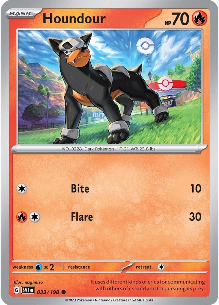 Houndour (033/198) [Scarlet & Violet: Base Set] | North Game Den