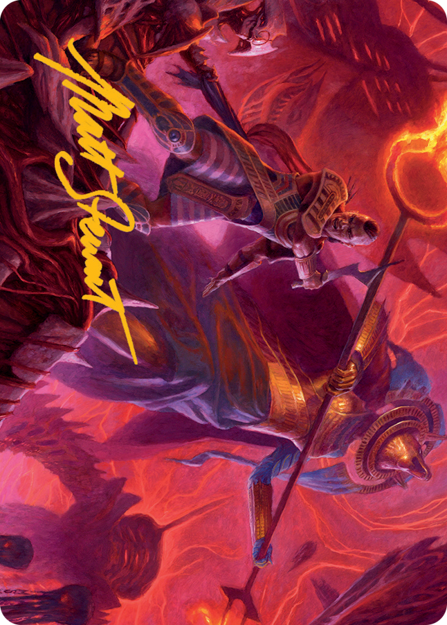 Djeru and Hazoret Art Card (Gold-Stamped Signature) [March of the Machine Art Series] | North Game Den