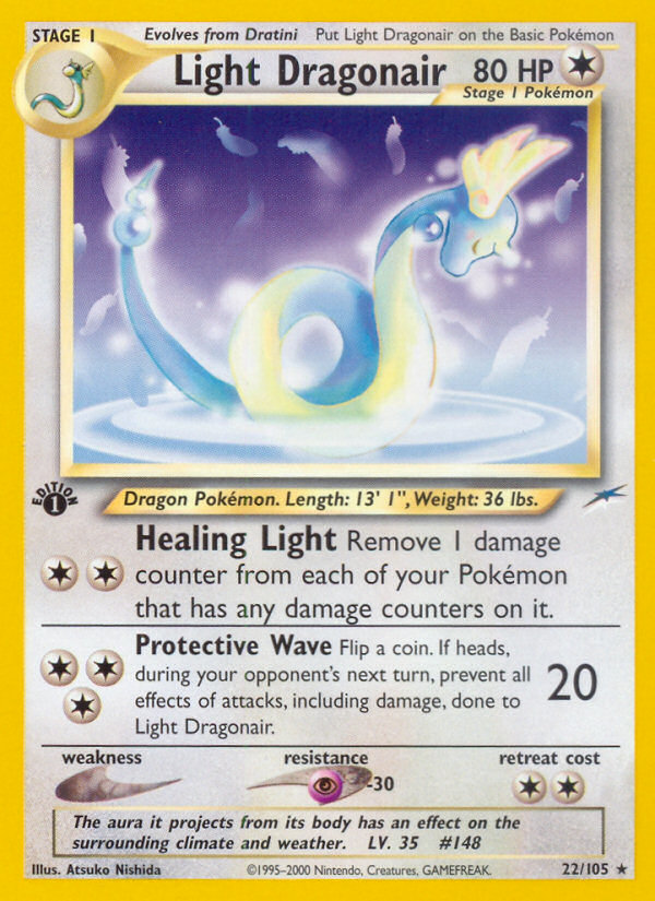 Light Dragonair (22/105) [Neo Destiny 1st Edition] | North Game Den