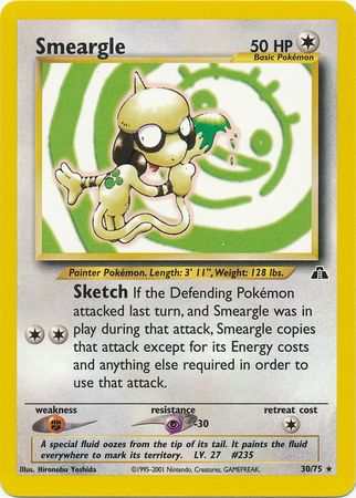 Smeargle (30/75) [Neo Discovery Unlimited] | North Game Den