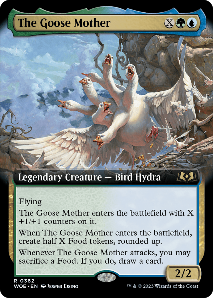 The Goose Mother (Extended Art) [Wilds of Eldraine] | North Game Den