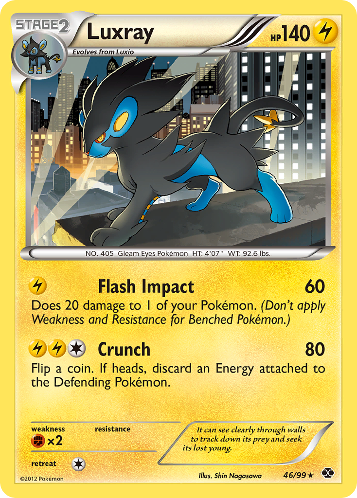 Luxray (46/99) [Black & White: Next Destinies] | North Game Den