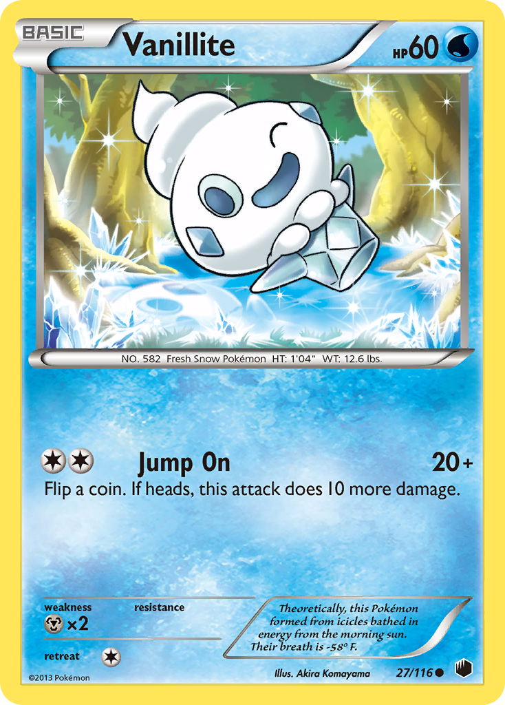 Vanillite (27/116) [Black & White: Plasma Freeze] | North Game Den