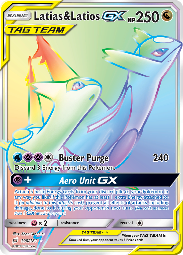 Latias & Latios GX (190/181) [Sun & Moon: Team Up] | North Game Den
