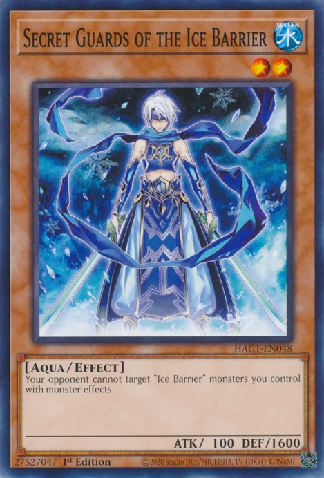 Secret Guards of the Ice Barrier [HAC1-EN048] Common | North Game Den