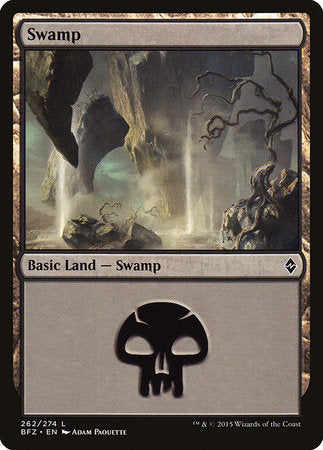 Swamp (262) [Battle for Zendikar] | North Game Den