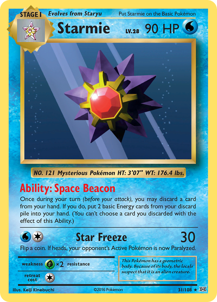 Starmie (31/108) [XY: Evolutions] | North Game Den