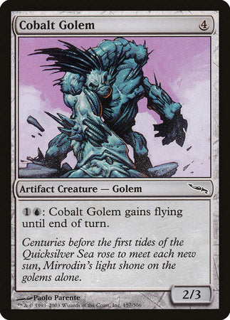 Cobalt Golem [Mirrodin] | North Game Den