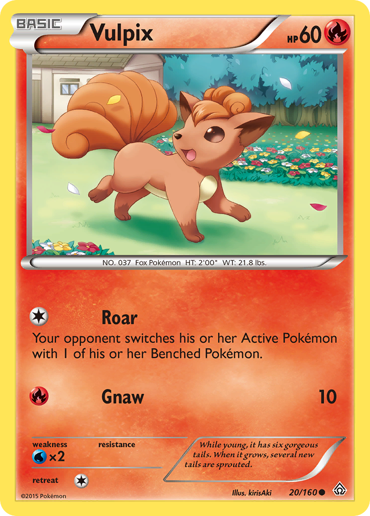 Vulpix (20/160) [XY: Primal Clash] | North Game Den