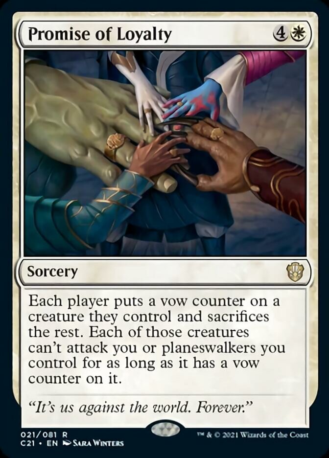 Promise of Loyalty [Commander 2021] | North Game Den