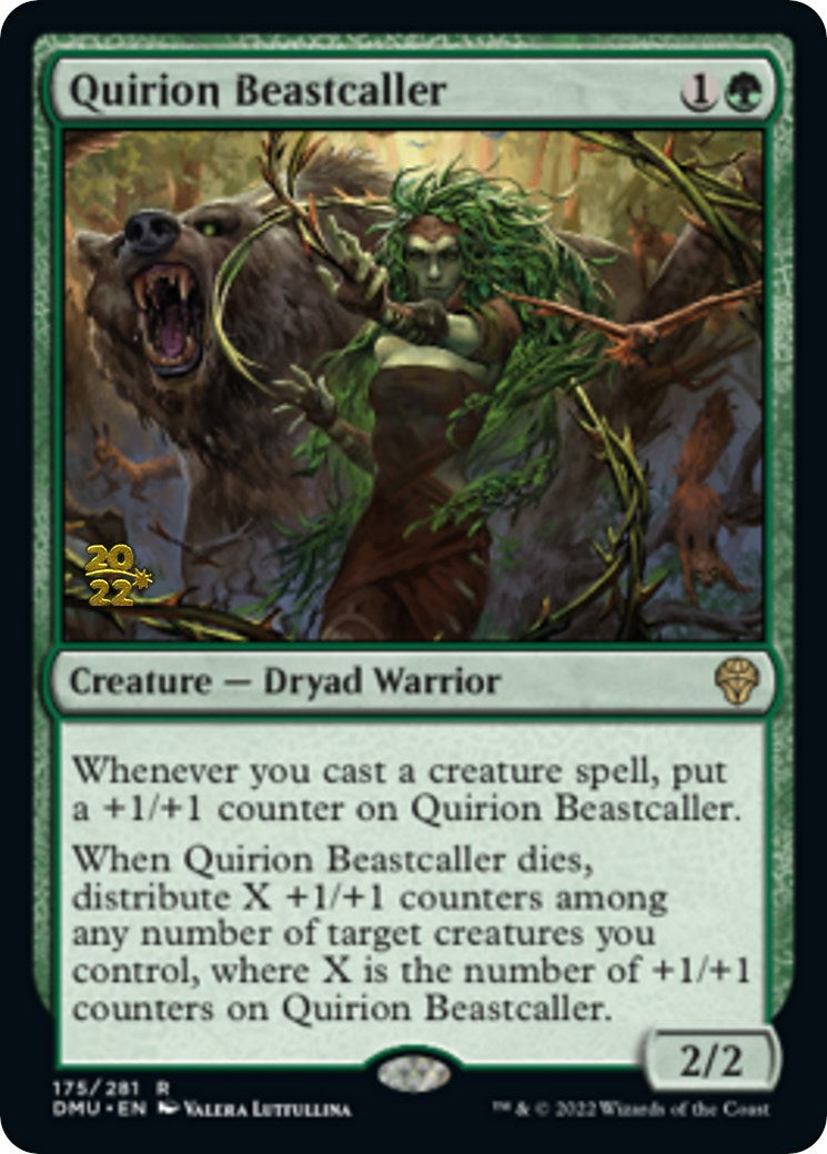 Quirion Beastcaller [Dominaria United Prerelease Promos] | North Game Den