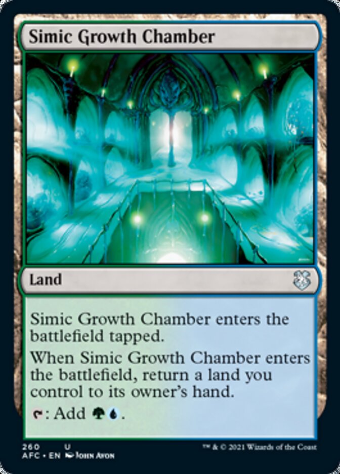 Simic Growth Chamber [Dungeons & Dragons: Adventures in the Forgotten Realms Commander] | North Game Den