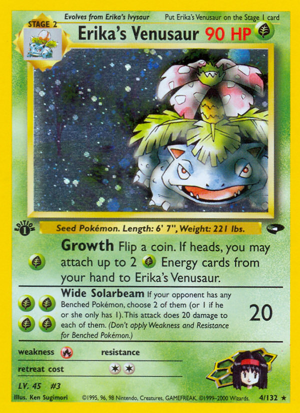 Erika's Venusaur (4/132) [Gym Challenge 1st Edition] | North Game Den