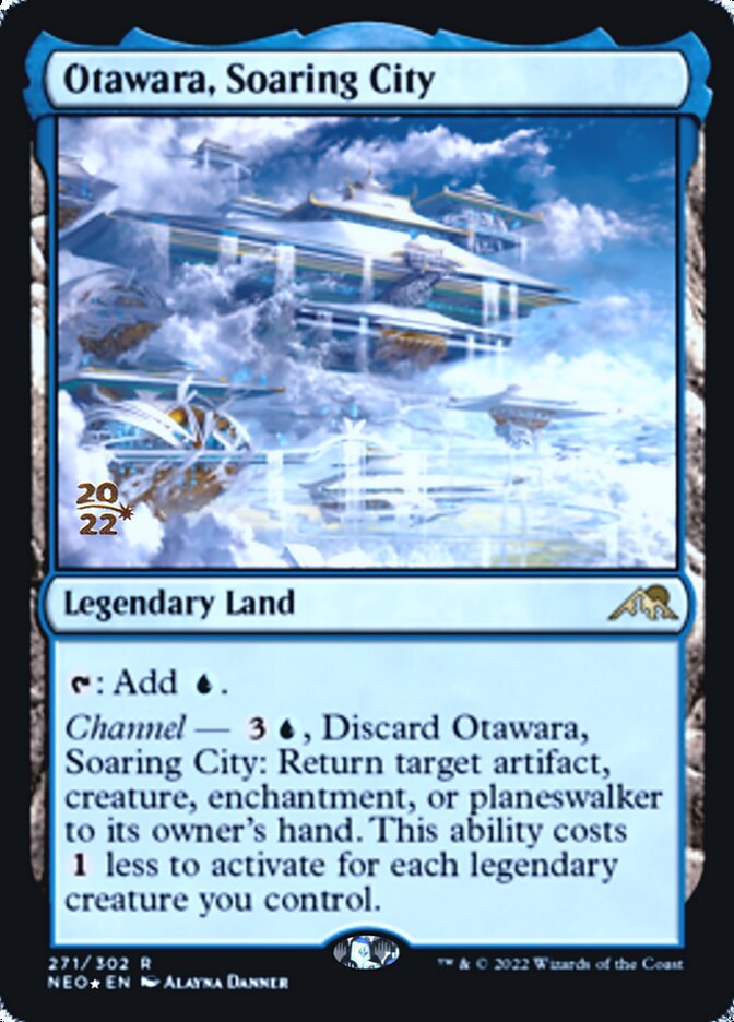 Otawara, Soaring City [Kamigawa: Neon Dynasty Prerelease Promos] | North Game Den