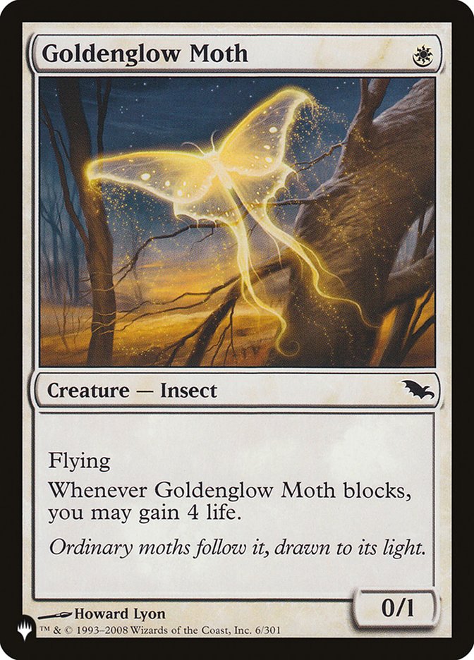 Goldenglow Moth [The List] | North Game Den